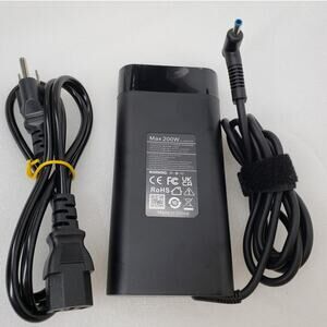 200W AC Laptop Power Adapter Charger (19.5V - 10.3A)